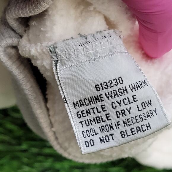 Vintage Boston University Sweatshirt Large 24x24 Baggy Crop - Picture 9 of 15